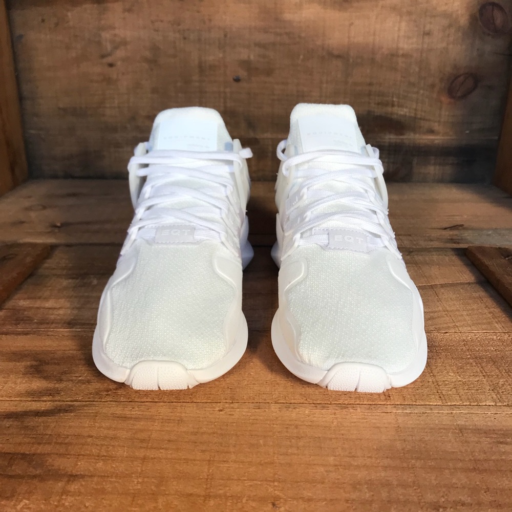 NEW Adidas EQT Support Triple White - Picture 2 of 6